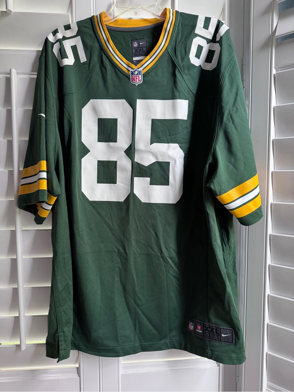NFL Green Bay Packers Jennings Nike jersey size XXL
